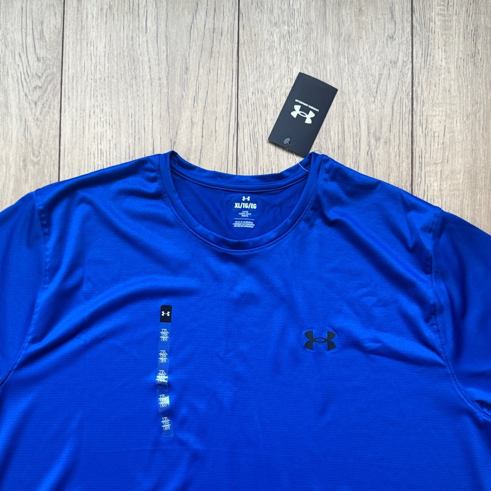 Under Armour Royal Blue Loose Fit Athletic T-Shirt Men’s XL New with Tags